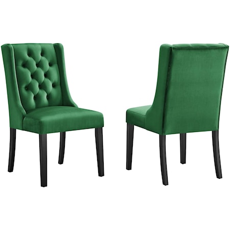 Baronet Velvet Dining Chairs - Set of 2