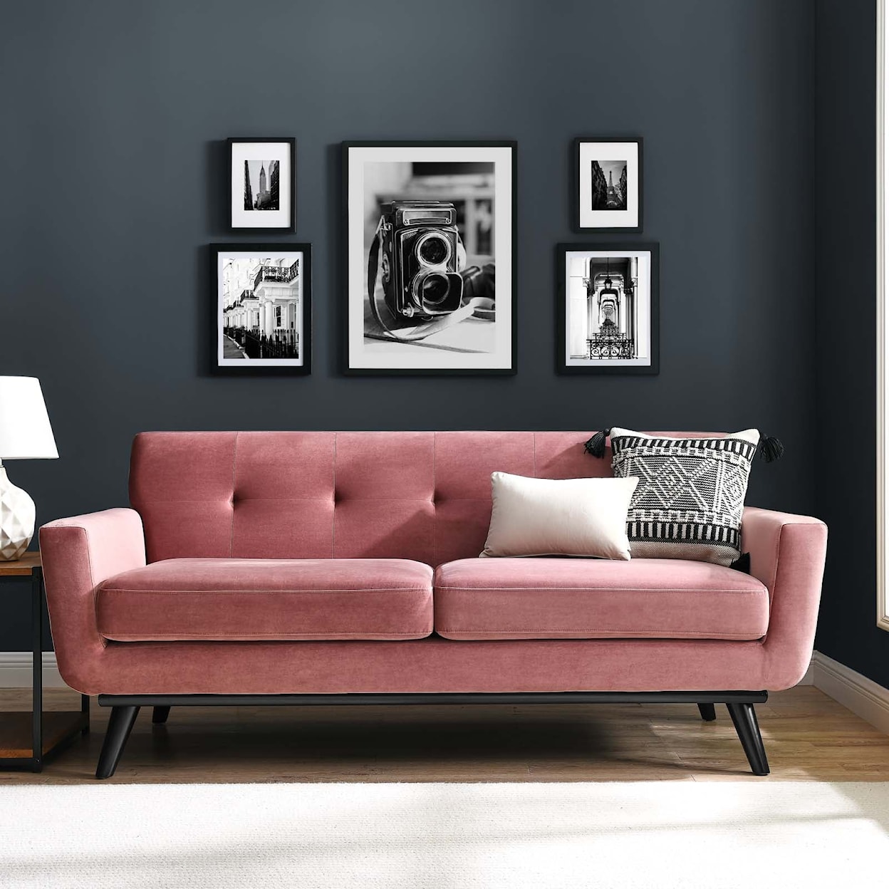 Modway Engage Engage Velvet Loveseat