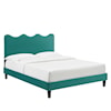 Modway Current Current Velvet Twin Platform Bed