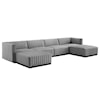 Modway Conjure Fabric 6-Piece Sectional Sofa