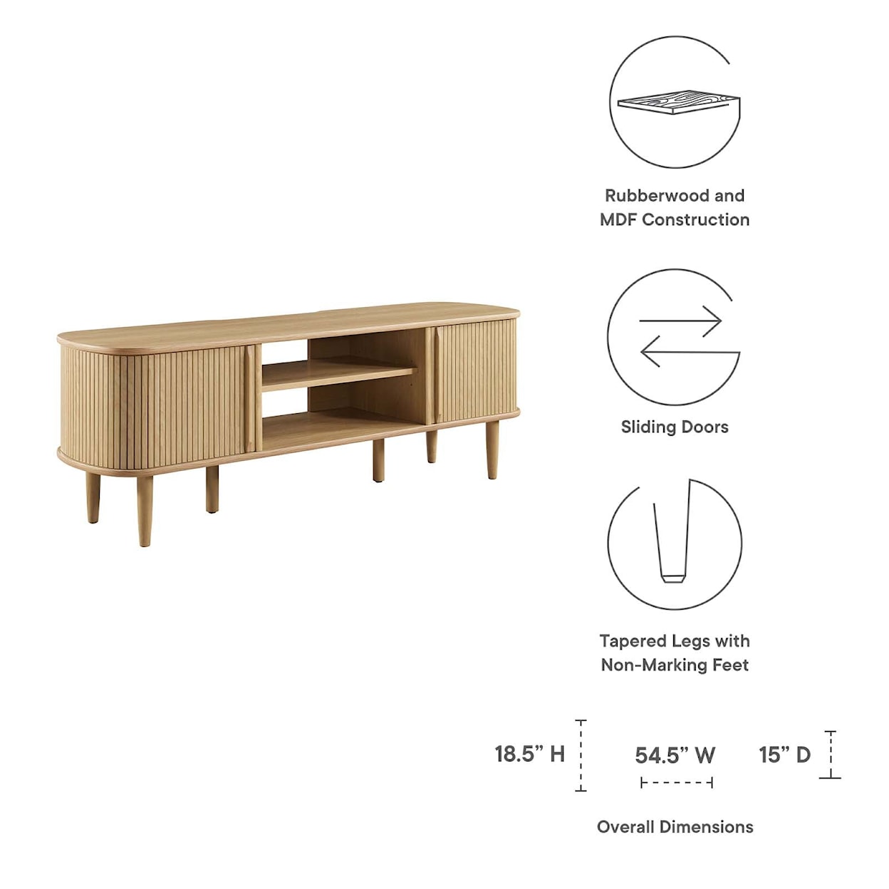 Modway Contour Contour 55" TV Stand