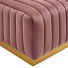 Modway Conjure Velvet Ottoman