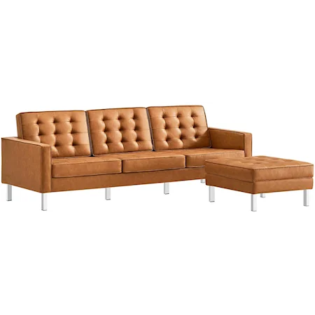 Sofa and Ottoman Set