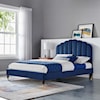 Modway Daisy Daisy Velvet Queen Platform Bed