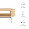 Modway Fortitude Fortitude Wood Coffee Table