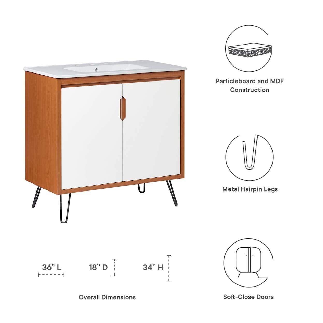 Modway Energize Bathroom Vanity