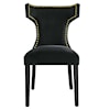 Modway Curve Curve Velvet Dining Chairs - Set of 2