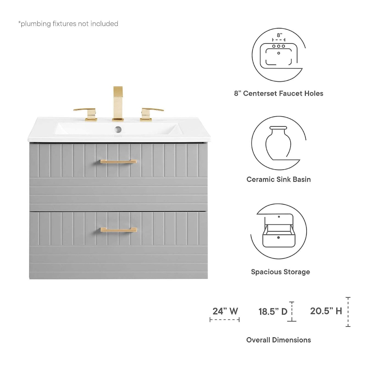 Modway Daybreak Bathroom Vanity