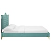 Modway Clara Clara Velvet Queen Platform Bed