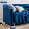 Modway Announce Announce Velvet Channel Loveseat