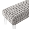 Modway Prologue Prologue Woven Velvet Ottoman