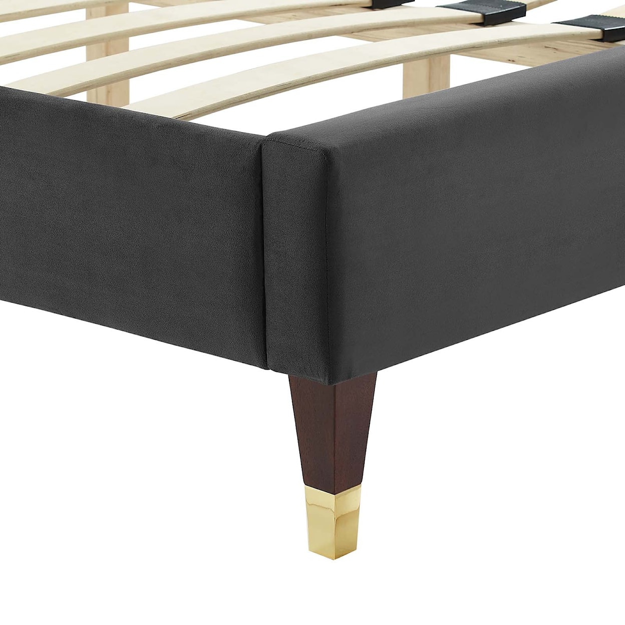 Modway Zahra Zahra Channel Velvet Full Platform Bed