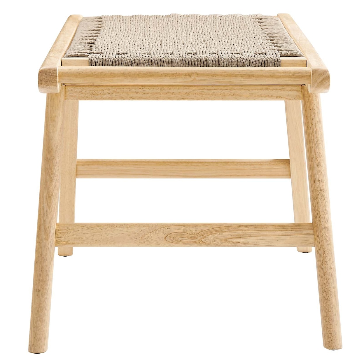 Modway Saoirse Saoirse 47" Wove Rope Wood Bench