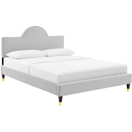 Aurora Velvet Twin Bed