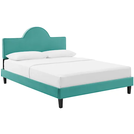 Soleil Velvet King Bed