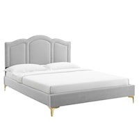 Emerson Performance Velvet Twin Platform Bed