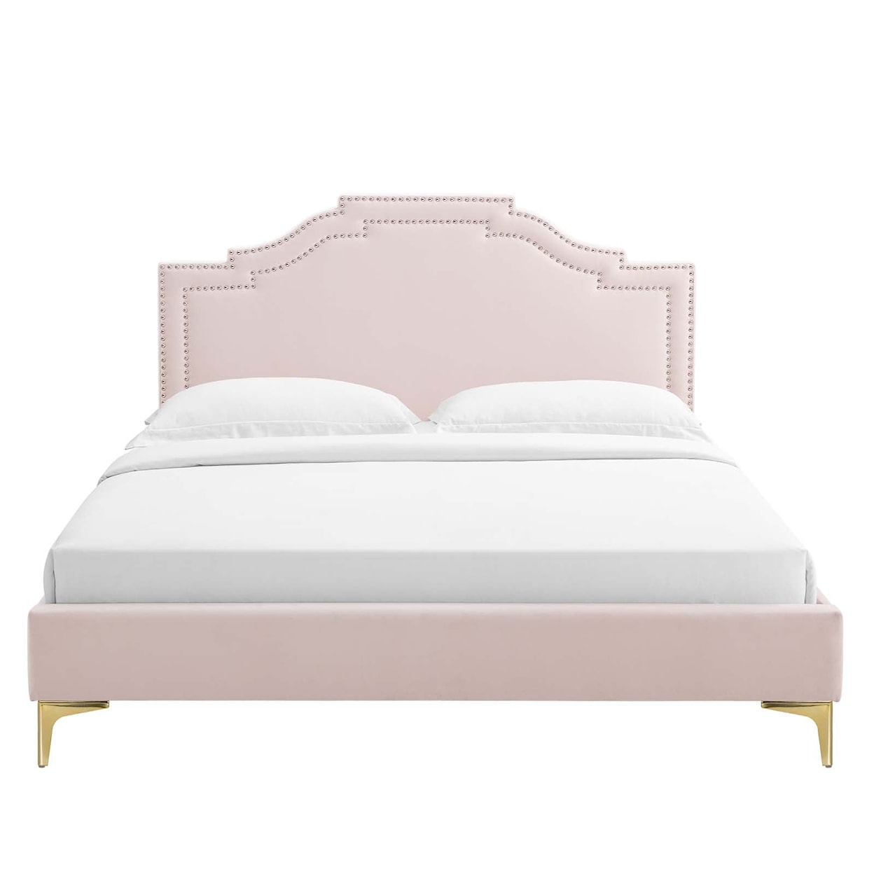 Modway Adelaide Adelaide Velvet Queen Platform Bed