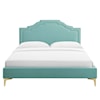 Modway Adelaide Adelaide Velvet Twin Platform Bed