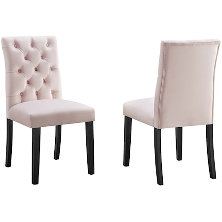 Duchess Velvet Dining Chairs - Set of 2