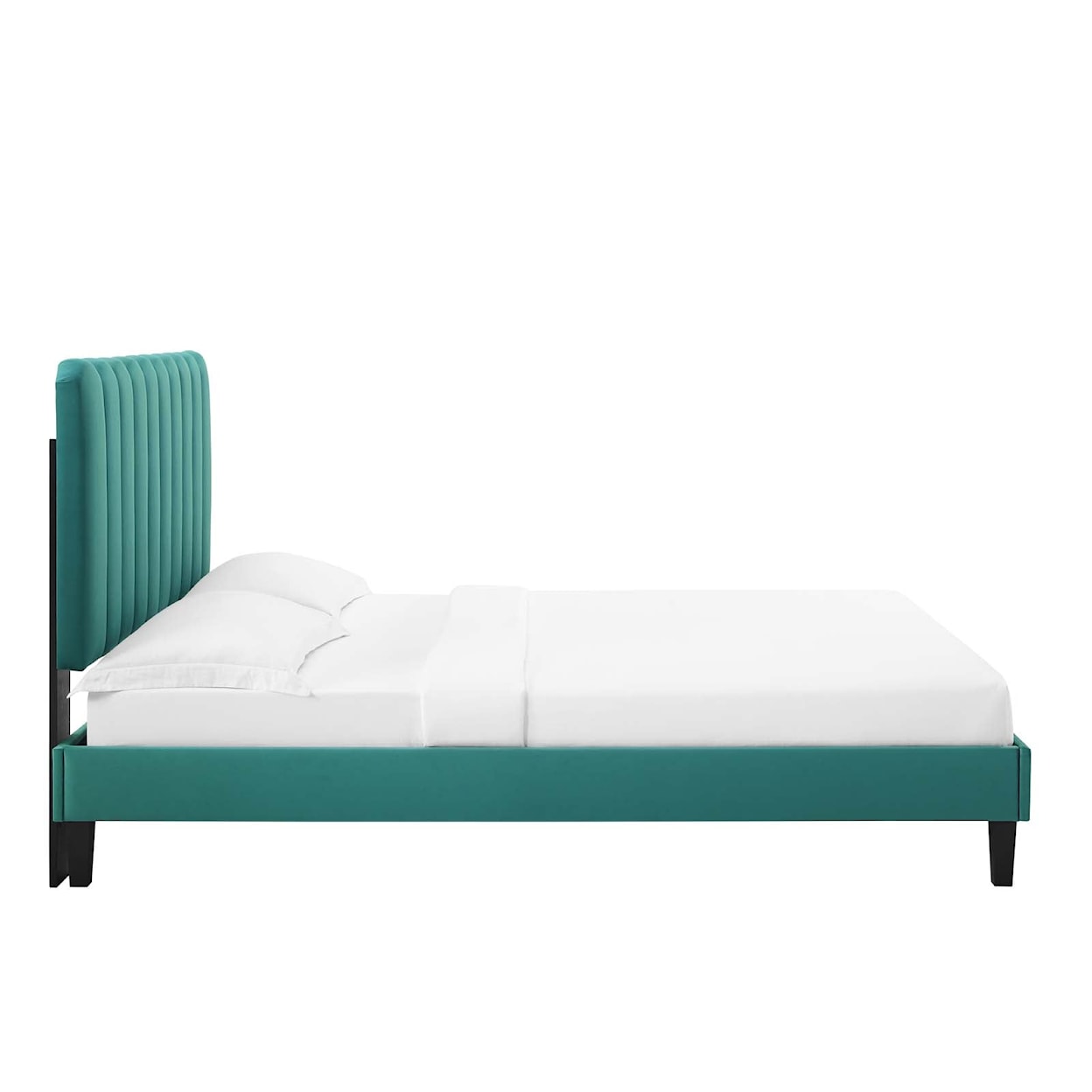 Modway Reagan Reagan Twin Velvet Platform Bed