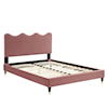 Modway Current Current Velvet Twin Platform Bed