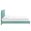 Modway Current Current Velvet Twin Platform Bed