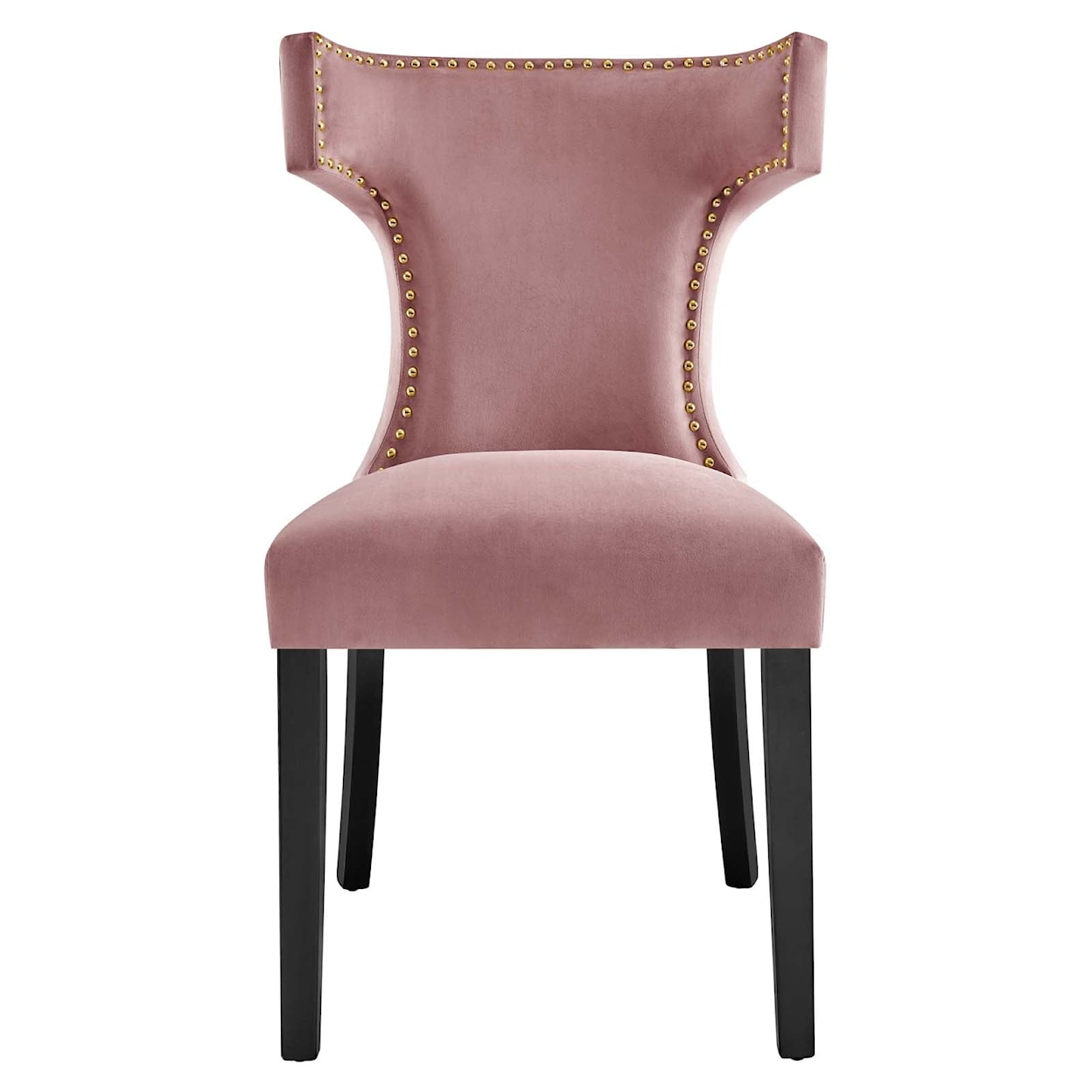 Modway Curve Curve Velvet Dining Chairs - Set of 2