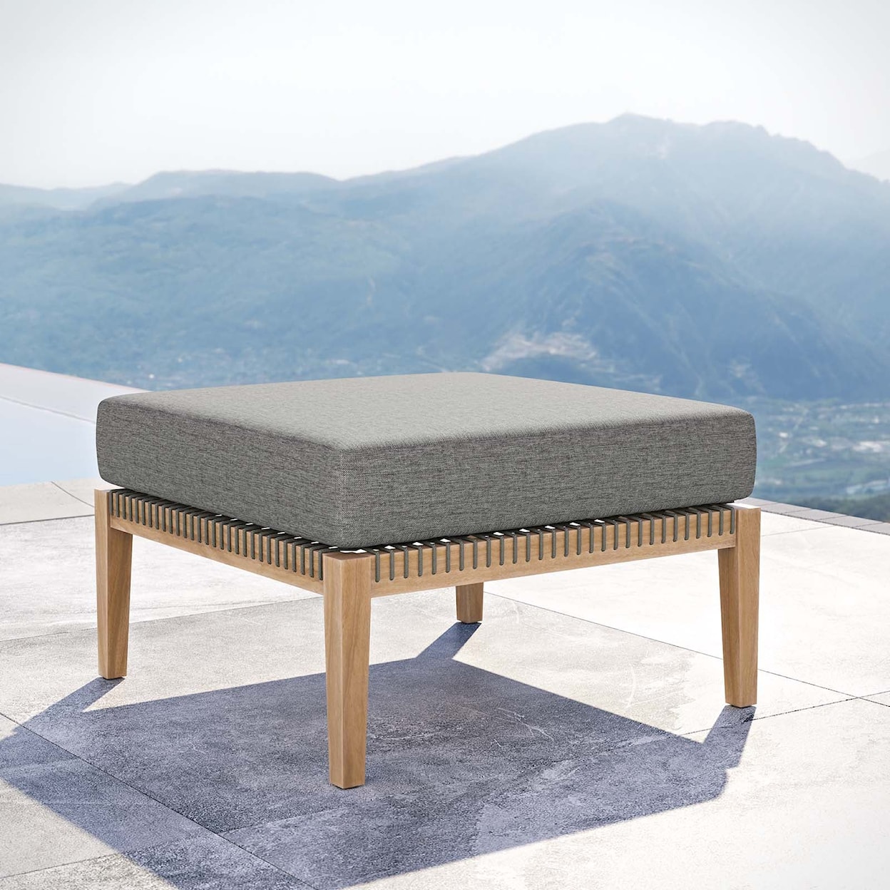 Modway Clearwater Outdoor Patio Ottoman