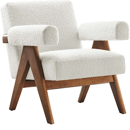 Lyra Boucle Fabric Armchair