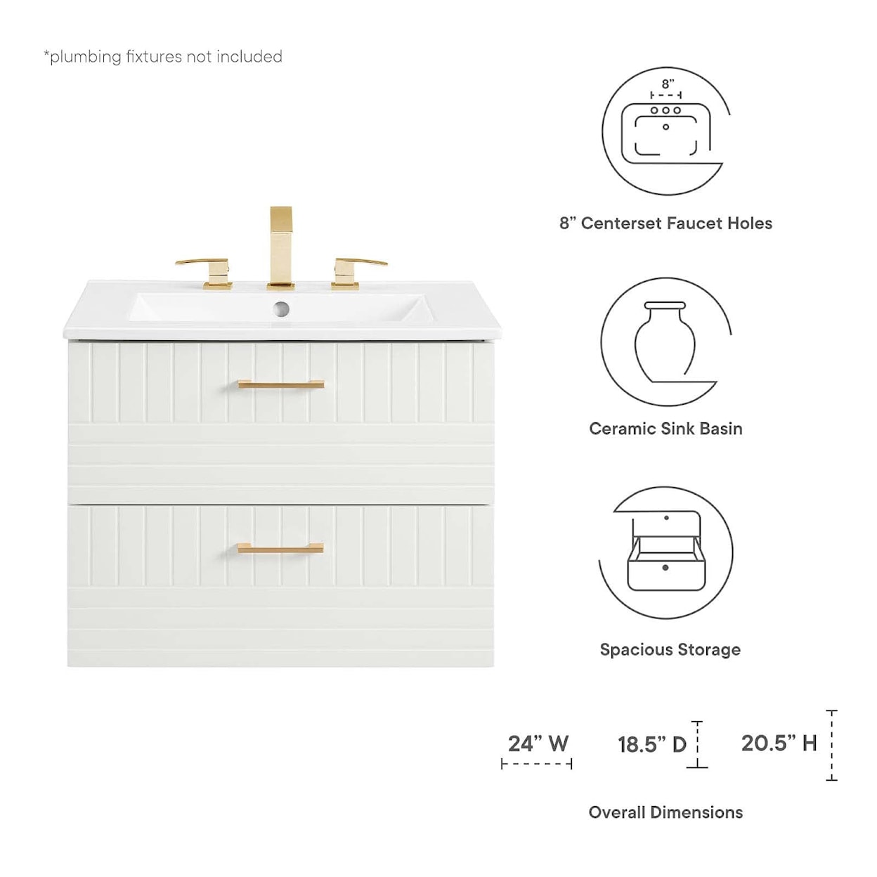 Modway Daybreak Bathroom Vanity