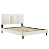 Modway Sofia Sofia Channel Velvet Queen Platform Bed