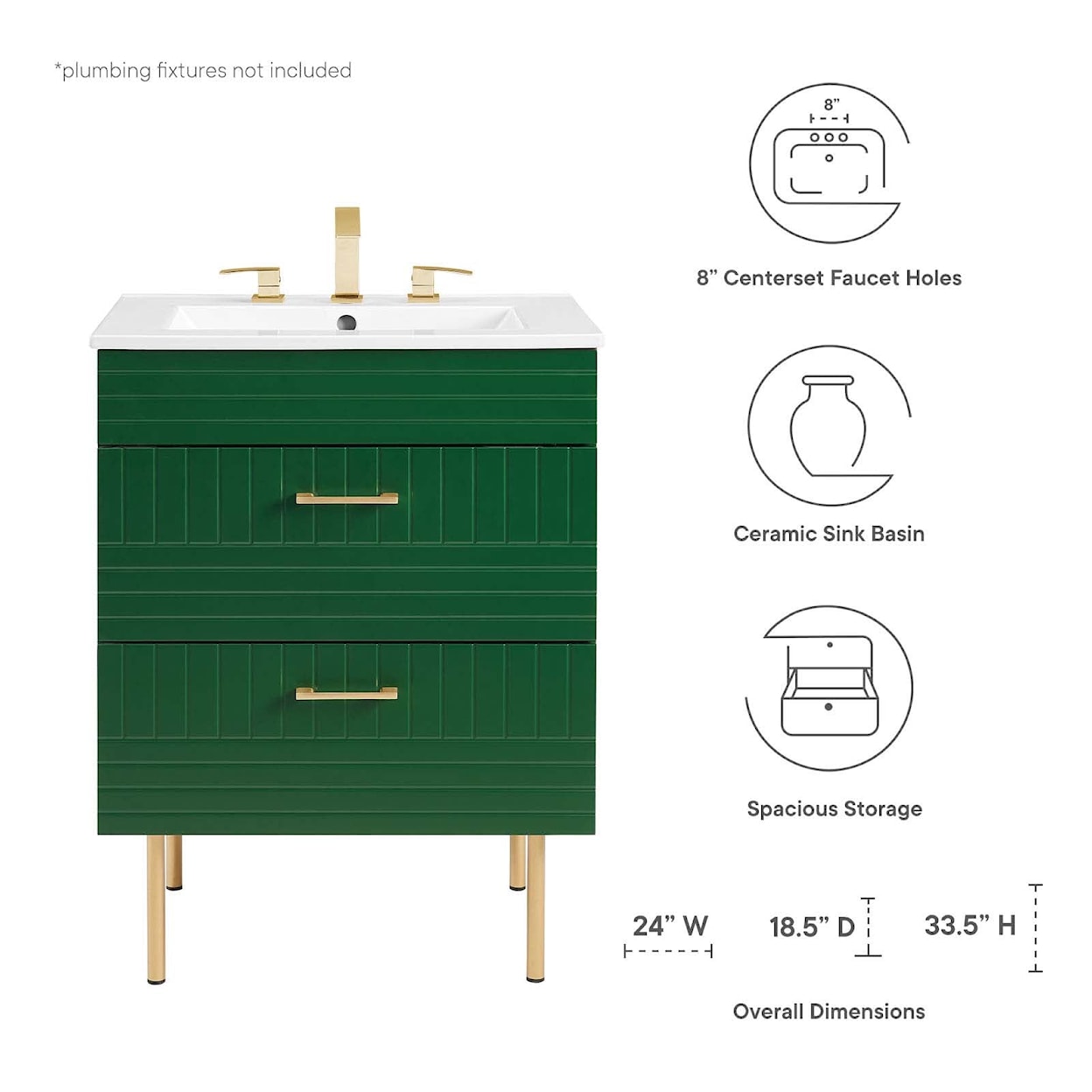 Modway Daybreak Bathroom Vanity