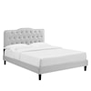 Modway Amber Amber Velvet King Platform Bed