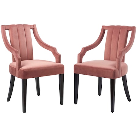 Virtue Velvet Dining Chairs - Set of 2