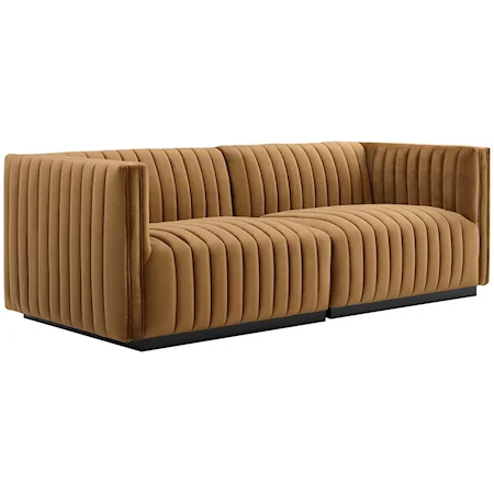 Velvet Loveseat