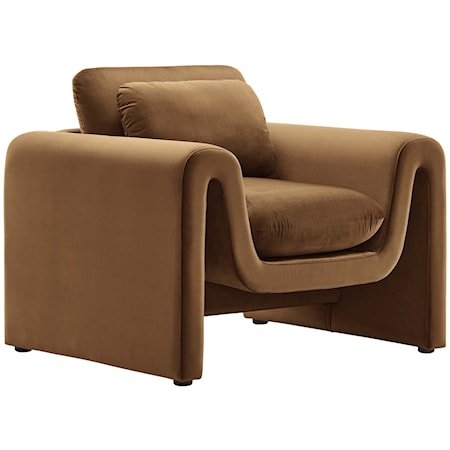 Waverly Performance Velvet Armchair