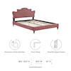 Modway Neena Neena Velvet Twin Bed