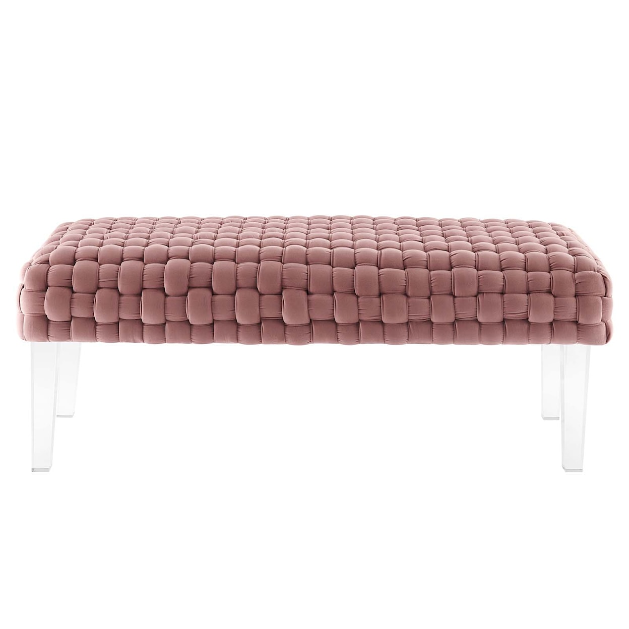 Modway Prologue Prologue Woven Velvet Ottoman