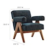 Modway Lyra Lyra Fabric Armchair