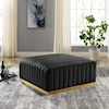 Modway Conjure Velvet Ottoman