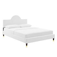 Aurora Performance Velvet Twin Bed