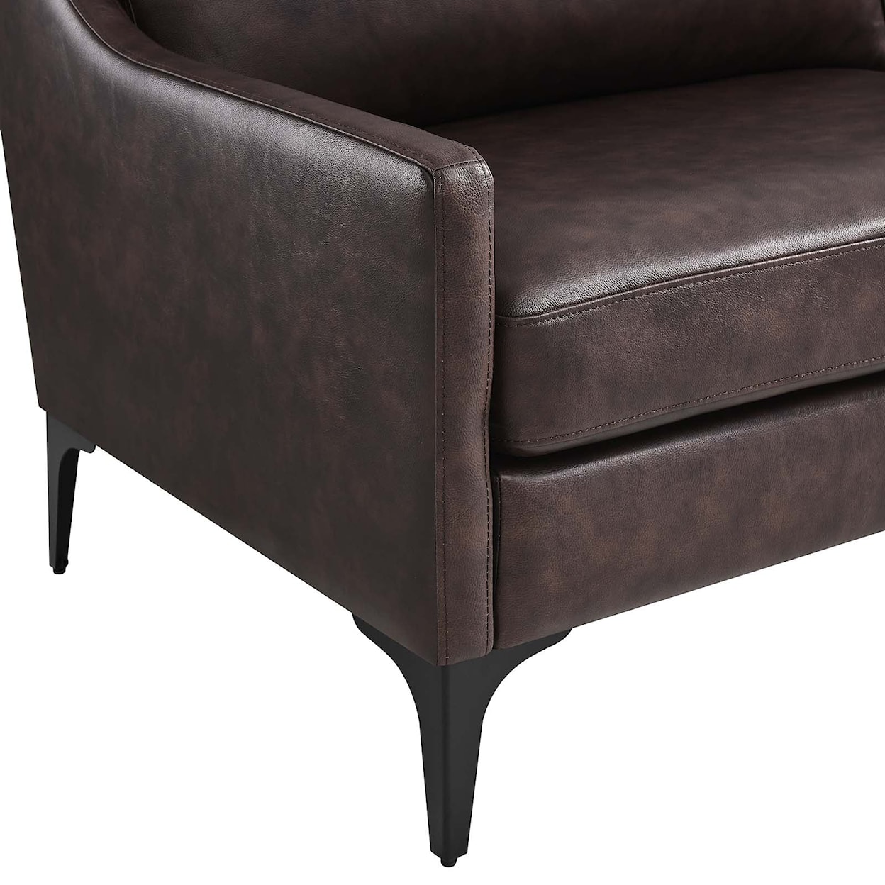 Modway Corland Corland Leather Sofa