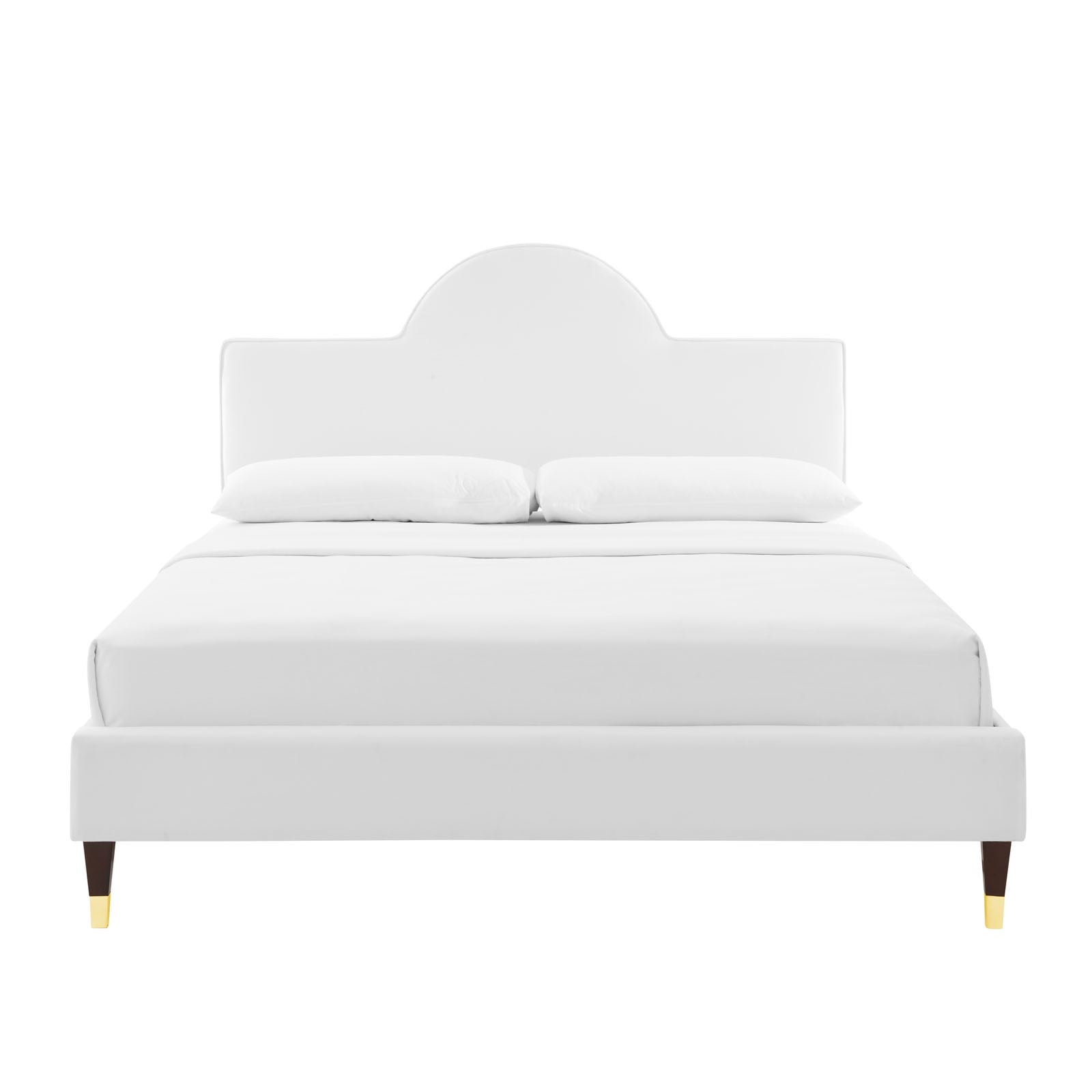 Modway Aurora MOD7031WHI Aurora Performance Velvet Full Bed Value