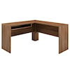 Modway Envision Wood Desk and File Cabinet Set