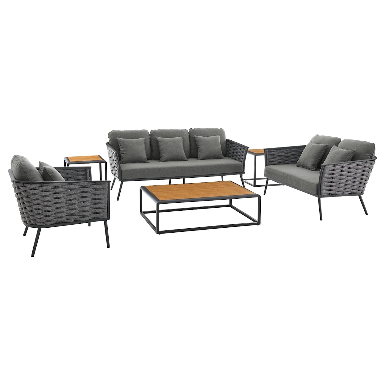 Modway Stance Stance 6 Piece Outdoor Sofa Set