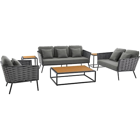 Stance 6 Piece Outdoor Sofa Set