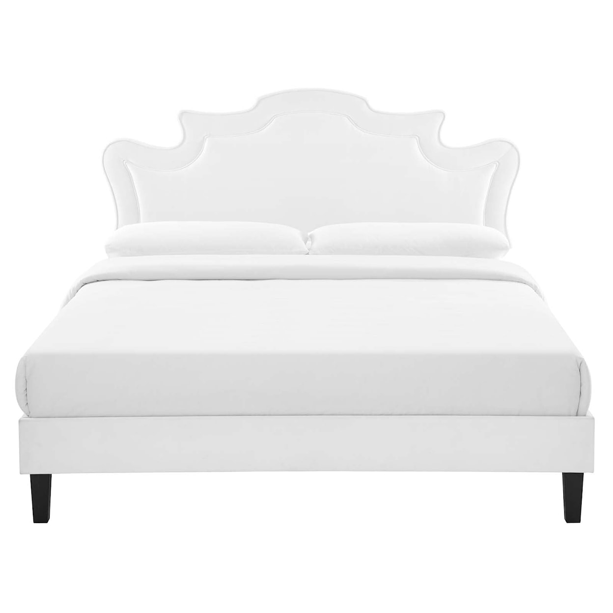 Modway Neena Neena Velvet King Bed