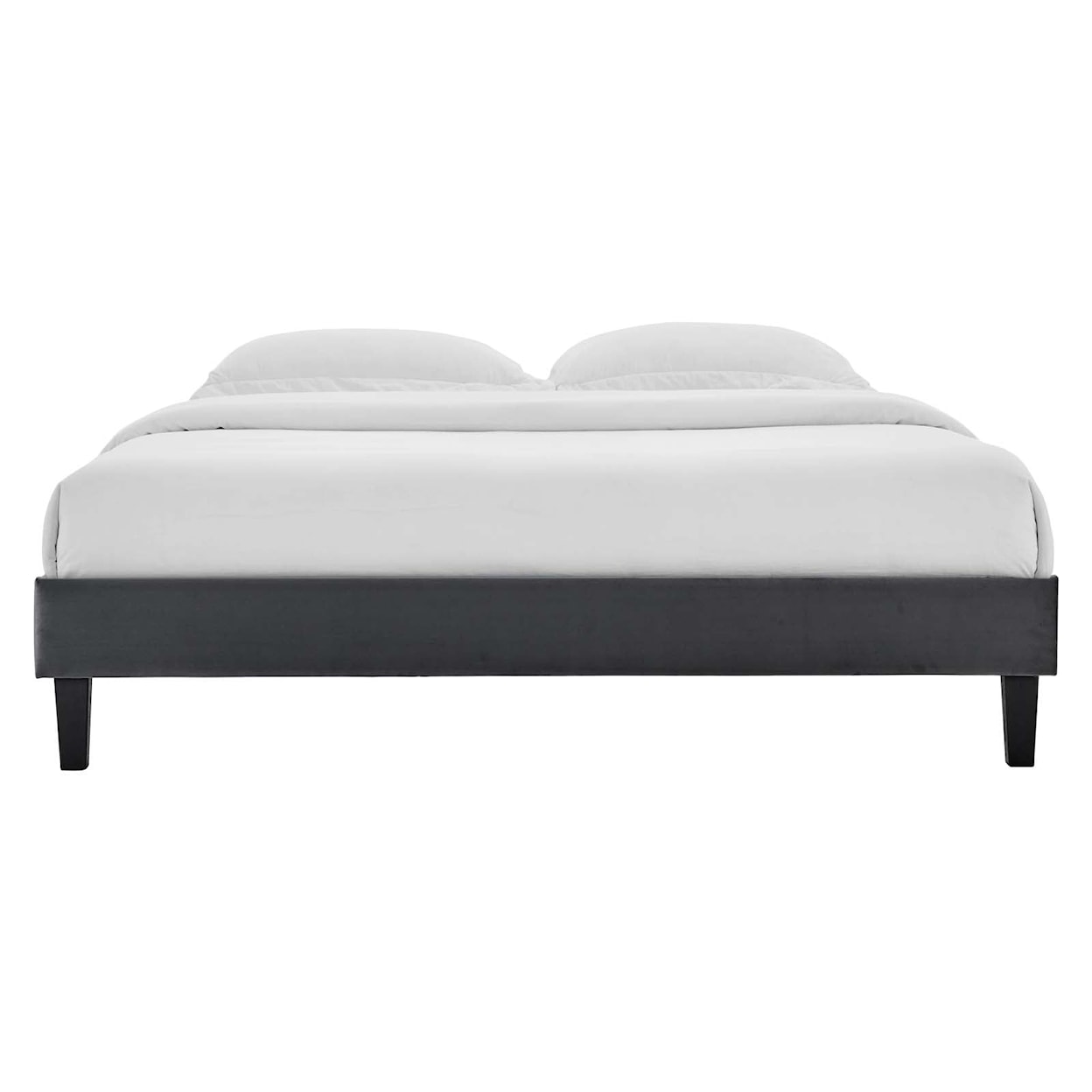 Modway Reagan Reagan King Velvet Platform Bed