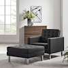 Modway Loft Armchair and Ottoman Set