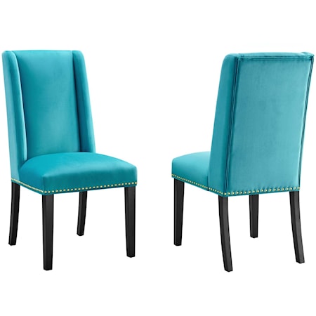 Baron Velvet Dining Chairs - Set of 2